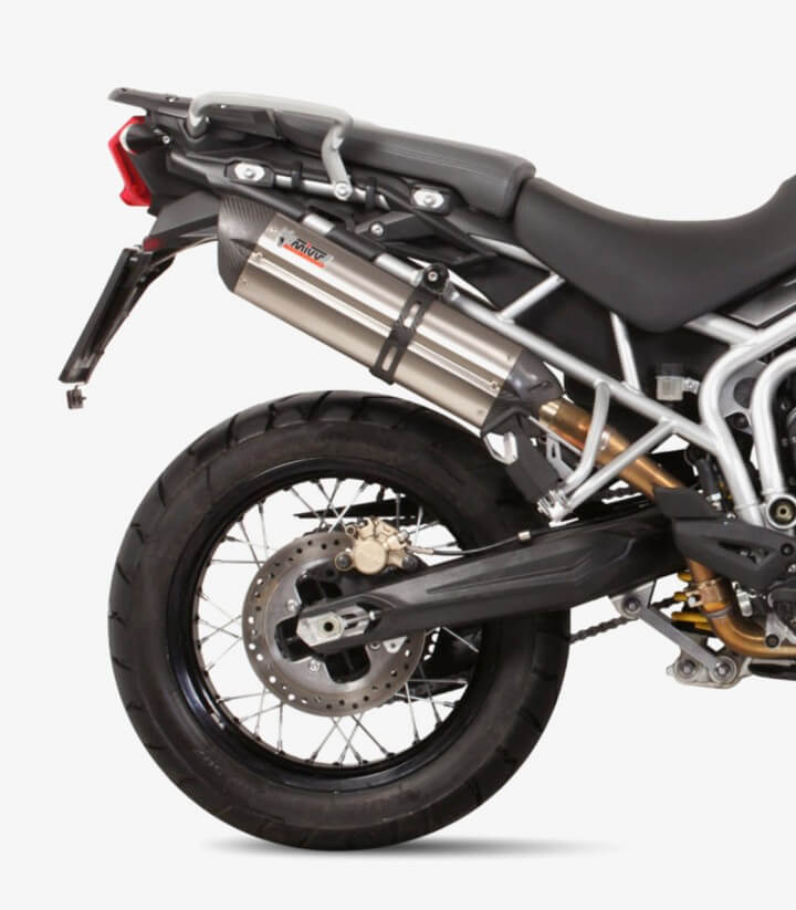 MIVV Suono Auspuff Stahl für Triumph Tiger 800 XC (11-21), Tiger 800 XR (15-22) T.011.L7