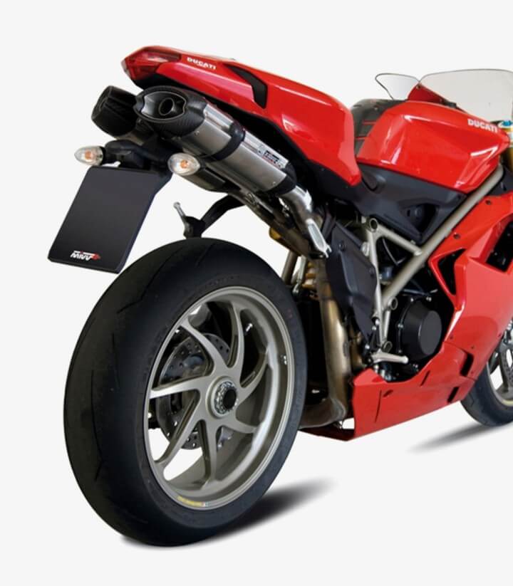 MIVV Suono Auspuff Stahl für Ducati 1098 (07-12), 1198 R Corse SE (09-12), 1198 S (09-11), 848 EVO (08-13) UD.021.L7