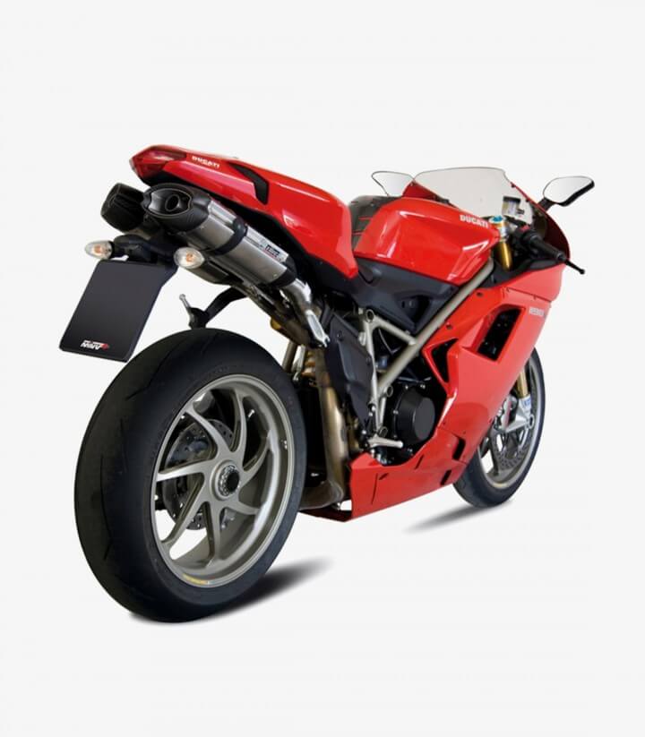 MIVV Suono Auspuff Stahl für Ducati 1098 (07-12), 1198 R Corse SE (09-12), 1198 S (09-11), 848 EVO (08-13) UD.021.L7