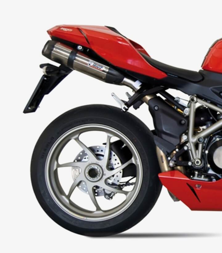 MIVV Suono Exhaust Stainless Steel for Ducati 848 / 1098 / 1198 (07-13) UD.021.L7