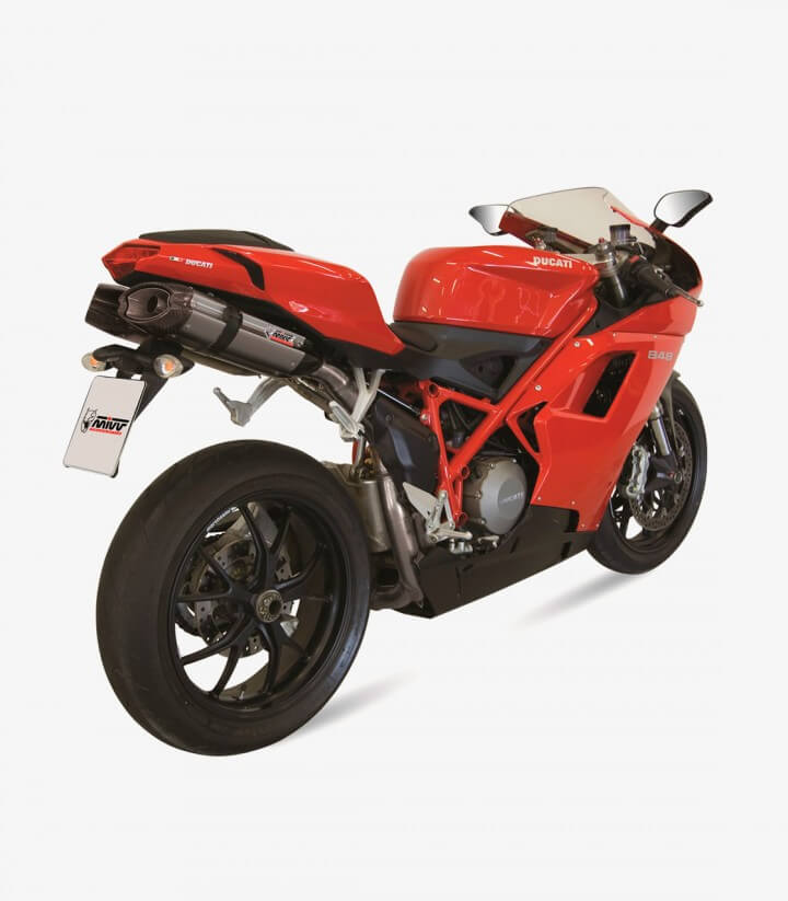 MIVV Suono Auspuff Stahl für Ducati 1098 (07-12), 1198 R Corse SE (09-12), 1198 S (09-11), 848 EVO (08-13) UD.021.L7