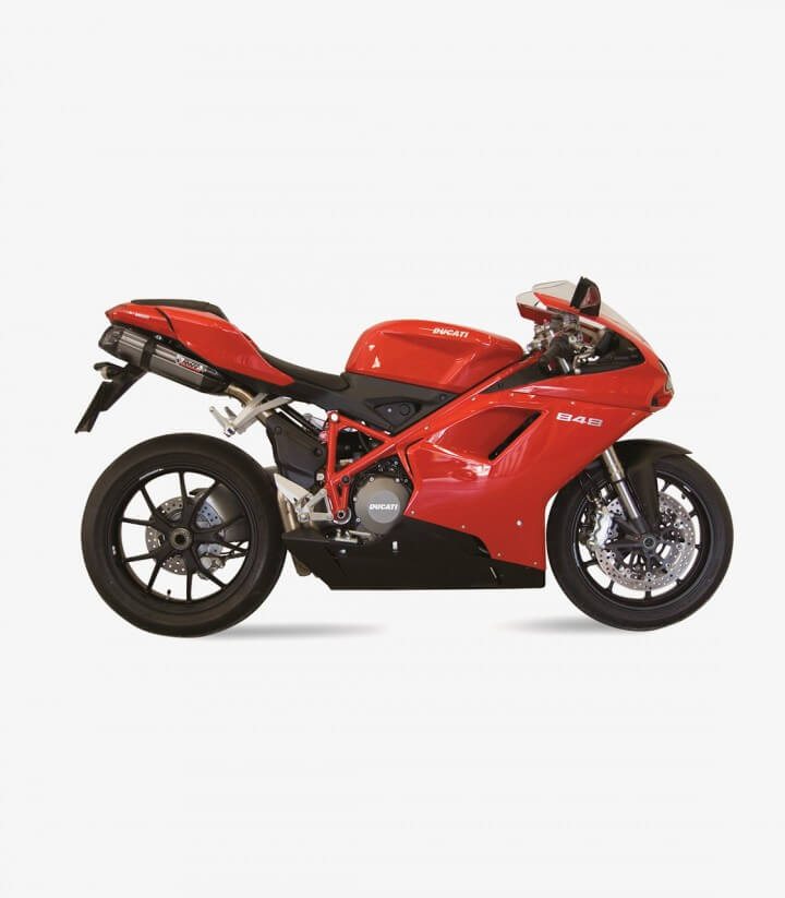 MIVV Suono Auspuff Stahl für Ducati 1098 (07-12), 1198 R Corse SE (09-12), 1198 S (09-11), 848 EVO (08-13) UD.021.L7