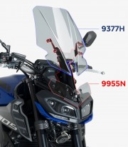 Puig 9955N manual windshield lifting mechanism for Yamaha MT-09 (17-20)