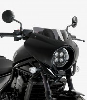 Semicarenado Puig Mirage Sport Honda CMX 1100 Rebel (21-25) Negro brillante / Ahumado oscuro 21460F