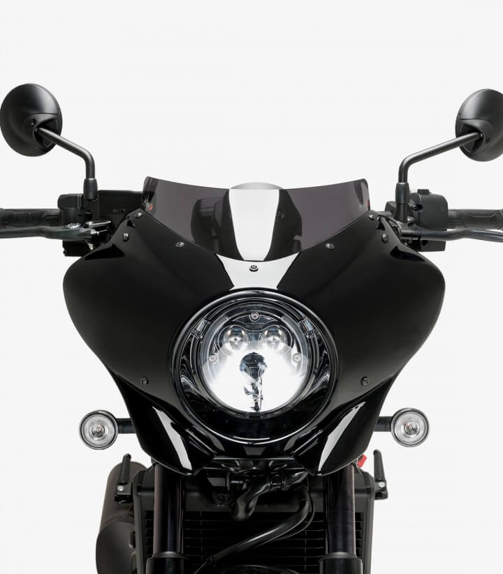 Semicarenado Puig Mirage Sport Honda CMX 1100 Rebel (21-25) Negro brillante / Ahumado oscuro 21460F