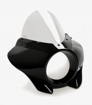 Honda CMX 1100 Rebel (21-25) Puig Mirage Touring Glossy black / Transparent Semi-fairing 21461W