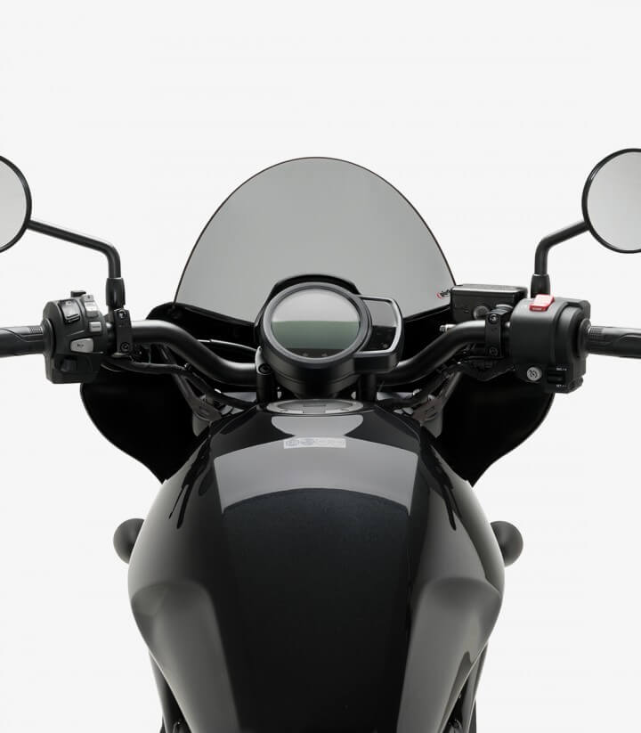 Semicarenado Puig Mirage Touring Honda CMX 1100 Rebel (21-25) Negro brillante / Ahumado 21461H