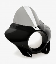 Honda CMX 1100 Rebel (21-25) Puig Mirage Touring Glossy black / Smoked Semi-fairing 21461H
