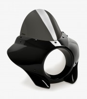 Honda CMX 1100 Rebel (21-25) Puig Mirage Touring Glossy black / Dark smoked Semi-fairing 21461F