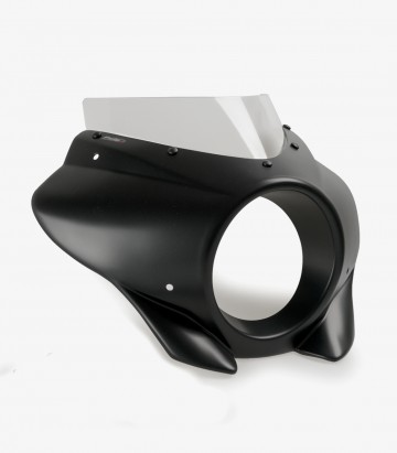 Semicarenado Puig Mirage Sport Honda CMX 1100 Rebel (21-25) Negro mate / Transparente 21604W