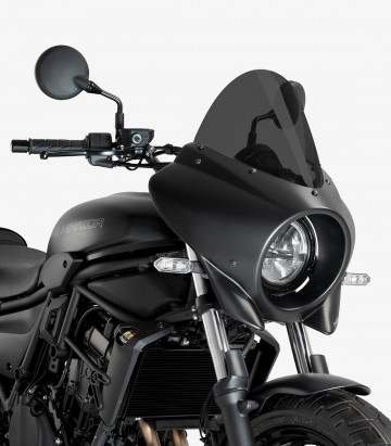 Kawasaki Eliminator 500 (24-25) Puig Mirage Touring Glossy black / Dark smoked Semi-fairing 21946F