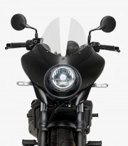 Kawasaki Eliminator 500 (24-25) Puig Mirage Touring Glossy black / Transparent Semi-fairing 21946W