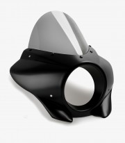 Kawasaki Eliminator 500 (24-25) Puig Mirage Touring Glossy black / Smoked Semi-fairing 21946H