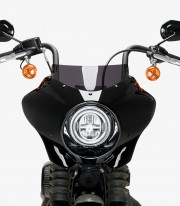 Harley Davidson Softail Street BOB FXBB (18-24) Puig Mirage Sport Glossy black / Dark smoked Semi-fairing 21331F