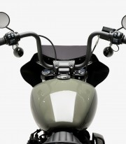 Semicarenado Puig Mirage Sport Harley Davidson Softail Street BOB FXBB (18-24) Negro brillante / Ahumado oscuro 21331F