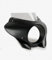 Semicarenado Puig Mirage Sport Harley Davidson Softail Street BOB FXBB (18-24) Negro brillante / Transparente 21331W