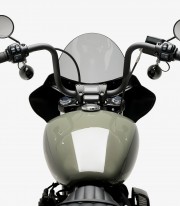 Harley Davidson Softail Street BOB FXBB (18-24) Puig Mirage Touring Glossy black / Smoked Semi-fairing 21332H