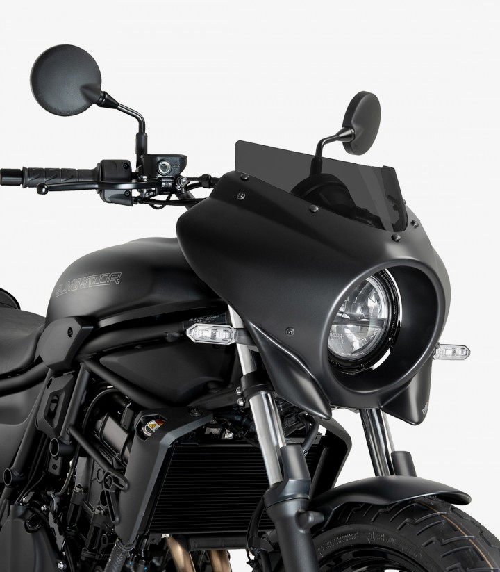 Semicarenado Puig Mirage Sport Kawasaki Eliminator 500 (24-25) Negro brillante / Ahumado oscuro 21945F