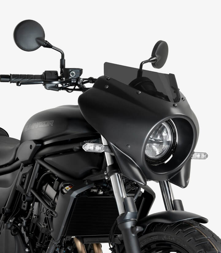 Semicarenado Puig Mirage Sport Kawasaki Eliminator 500 (24-25) Negro brillante / Ahumado oscuro 21945F