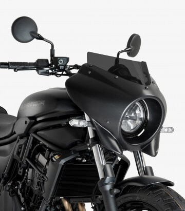 Semicarenado Puig Mirage Sport Kawasaki Eliminator 500 (24-25) Negro brillante / Ahumado oscuro 21945F