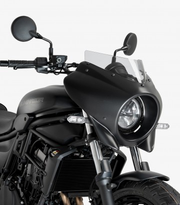 Kawasaki Eliminator 500 (24-25) Puig Mirage Sport Glossy black / Smoked Semi-fairing 21945H