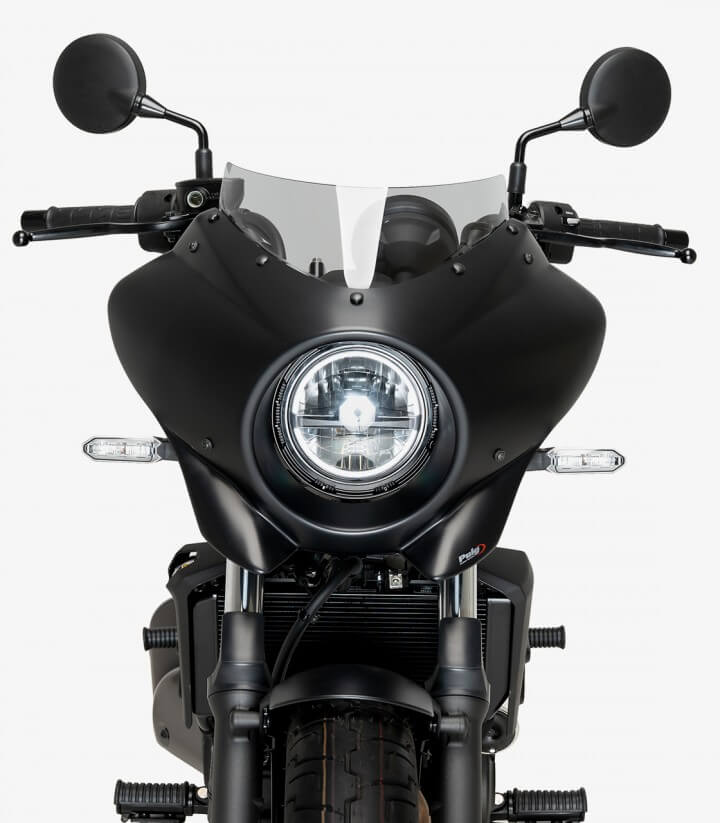 Halbverkleidung Puig Mirage Sport Kawasaki Eliminator 500 (24-26) Glänzend schwarz / Getönt 21945H