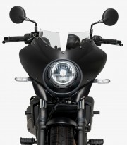 Semicarenado Puig Mirage Sport Kawasaki Eliminator 500 (24-25) Negro brillante / Transparente 21945W