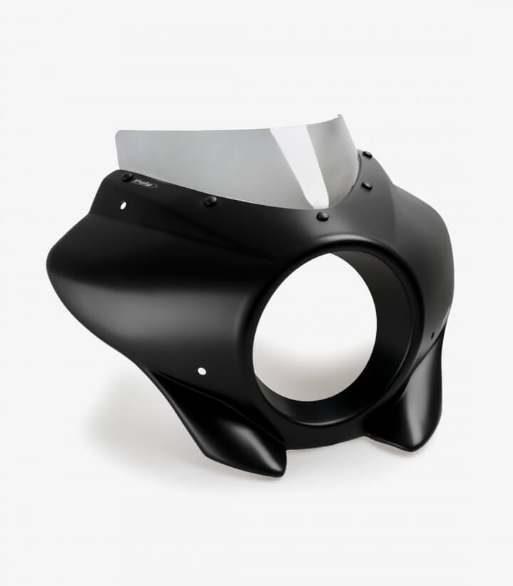 Halbverkleidung Puig Mirage Sport Kawasaki Eliminator 500 (24-26) Glänzend schwarz / Getönt 21945H