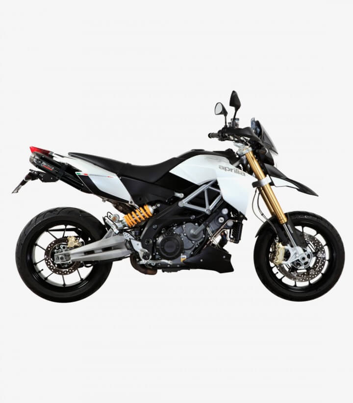 MIVV Suono Auspuff Schwarz für Aprilia Dorsoduro 1200 (12-16) A.010.L9