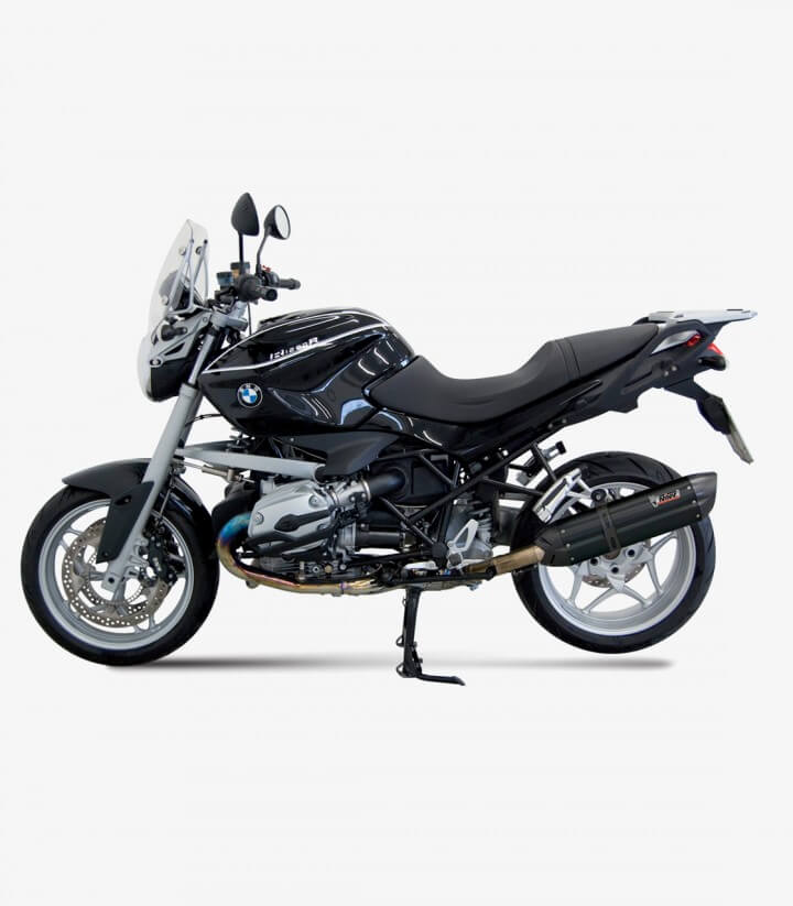 MIVV Suono Auspuff Schwarz für BMW R 1200 R (08-10) B.005.L9
