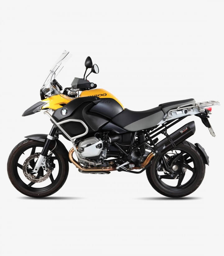 MIVV Suono Auspuff Schwarz für BMW R 1200 GS (10-12) B.012.L9