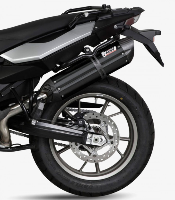 MIVV Suono Exhaust Black for BMW F 700 GS (12-17) B.014.L9