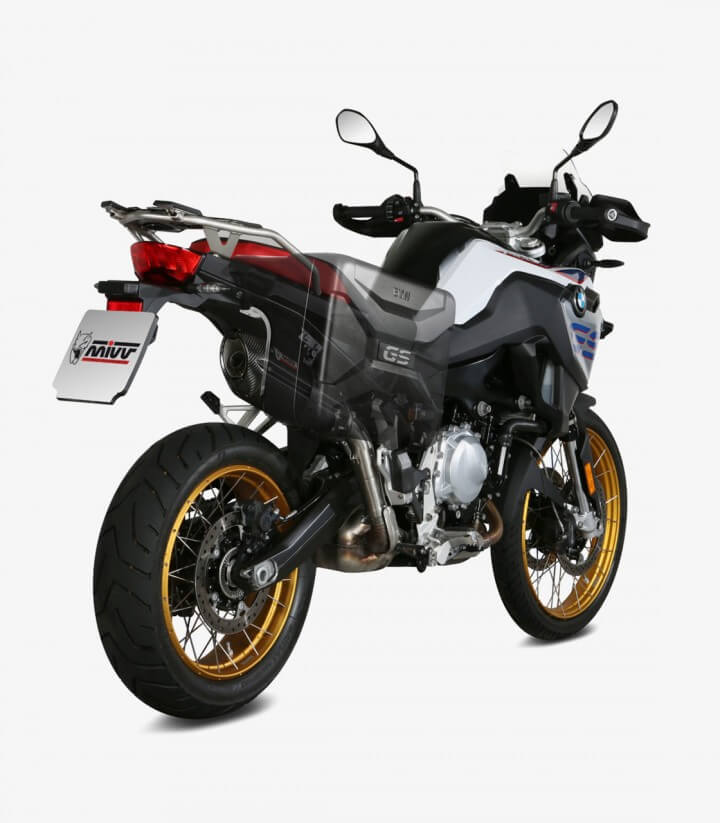 MIVV Suono Auspuff Schwarz für BMW F 750 GS (18-24), F 850 GS (18-24) B.033.L9