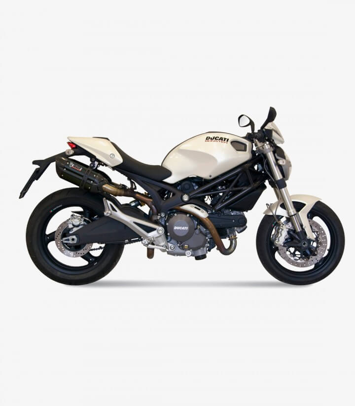 MIVV Suono Auspuff Schwarz für Ducati Monster 696 (08-14) D.023.L9