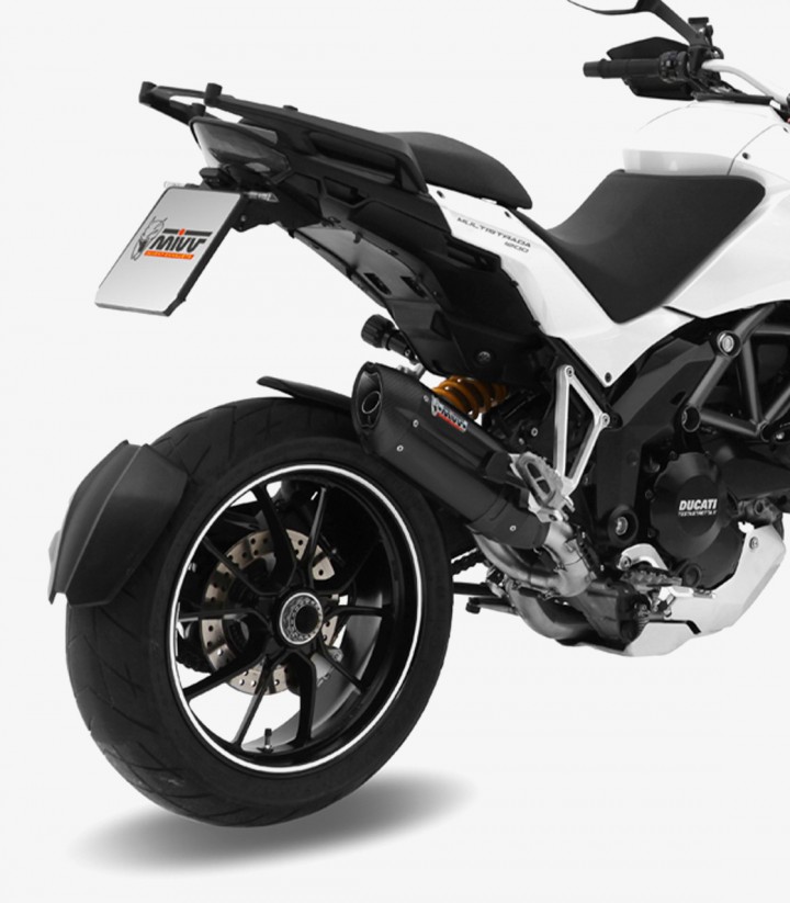 MIVV Suono Exhaust Black for Ducati Multistrada 1200 (10-14) D.027.L9