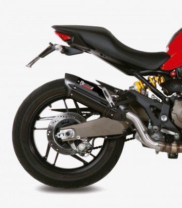 MIVV Suono Auspuff Schwarz für Ducati Monster 821 (14-17) D.030.L9