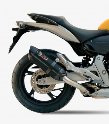 MIVV Suono Auspuff Schwarz für Honda CB 600 F Hornet (07-13), CBR 600 F (11-13) H.038.L9