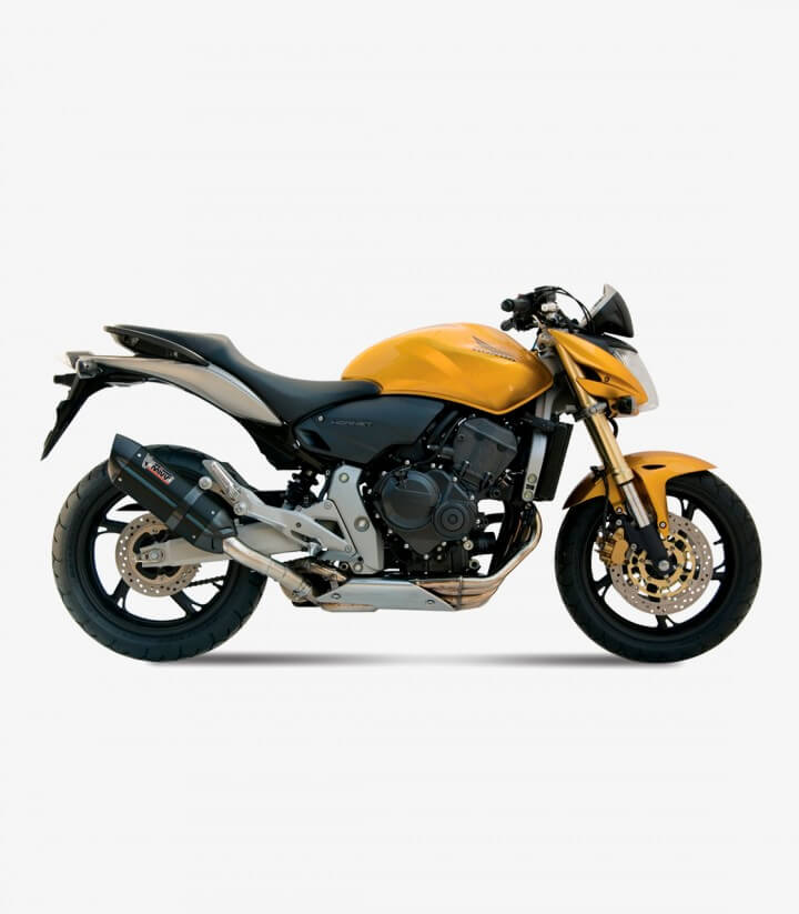 MIVV Suono Auspuff Schwarz für Honda CB 600 F Hornet (07-13), CBR 600 F (11-13) H.038.L9