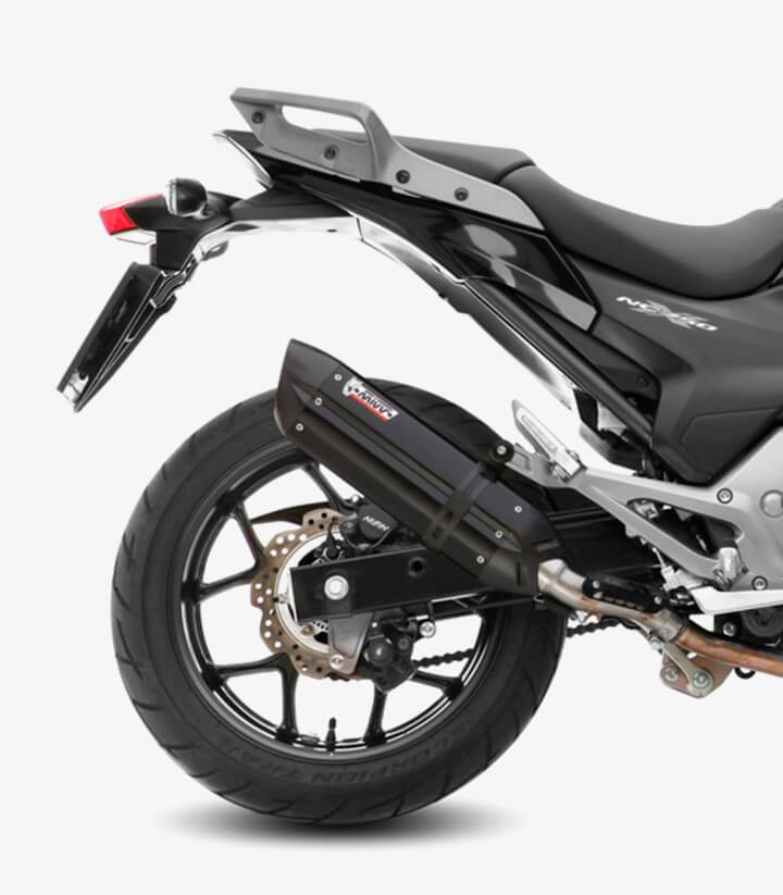 MIVV Suono Auspuff Schwarz für Honda Integra (11-15), NC700/750S/X (12-15), NC 700 Vultus (14-20) H.046.L9