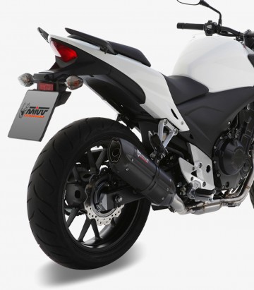 MIVV Suono Auspuff Schwarz für Honda CB 500 F/X, CBR 500 R (13-15) H.051.L9