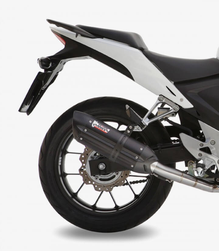 MIVV Suono Auspuff Schwarz für Honda CB 500 F/X, CBR 500 R (13-15) H.051.L9
