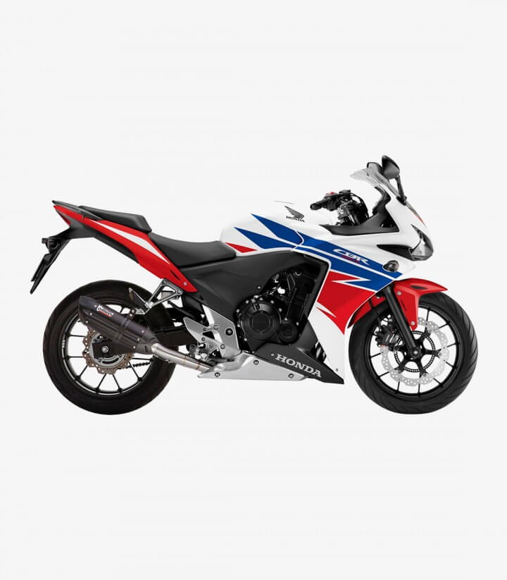 MIVV Suono Auspuff Schwarz für Honda CB 500 F/X, CBR 500 R (13-15) H.051.L9