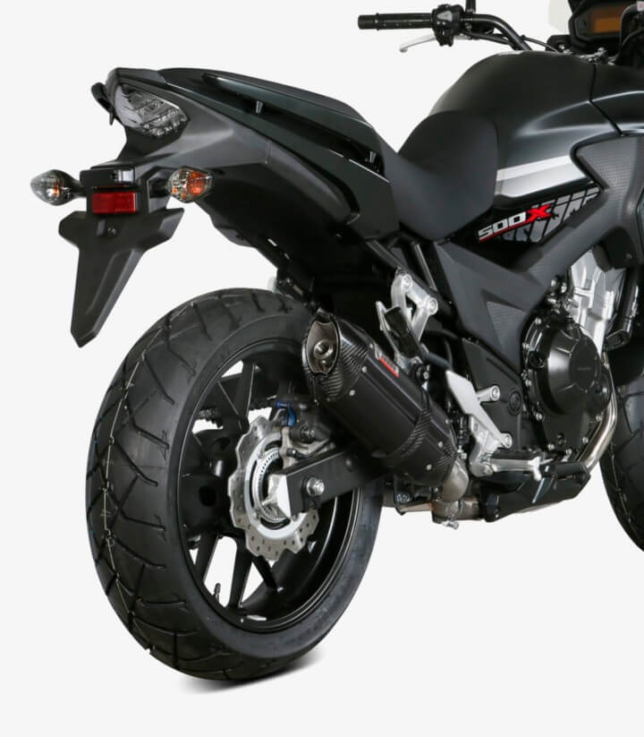 MIVV Suono Auspuff Schwarz für Honda CB 500 X (17-20) H.067.L9