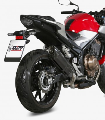 MIVV Suono Auspuff Schwarz für Honda CB 500 F (19-25) / X (19-21) H.075.L9