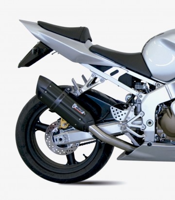 MIVV Suono Auspuff Schwarz für Kawasaki Ninja ZX-6R/RR (03-04) K.009.L9