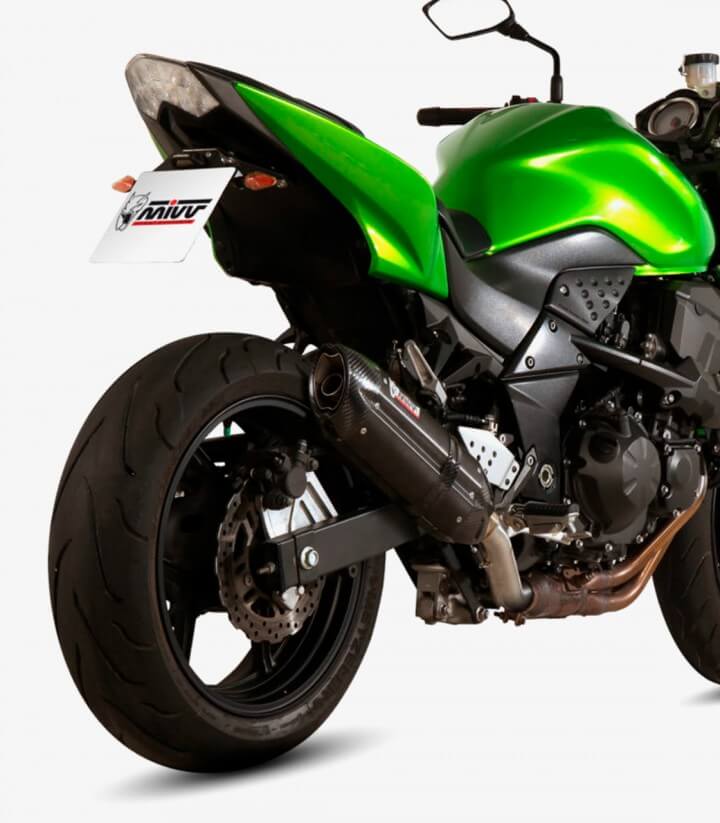 MIVV Suono Auspuff Schwarz für Kawasaki Z 750 (07-14) K.018.L9