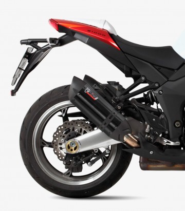 MIVV Suono Auspuff Schwarz für Kawasaki Z 1000 (10-13) K.025.L9