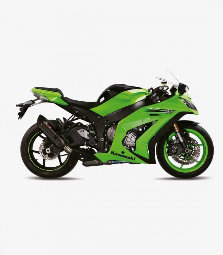 MIVV Suono Auspuff Schwarz für Kawasaki Ninja ZX-10R/RR (11-15) K.026.L9