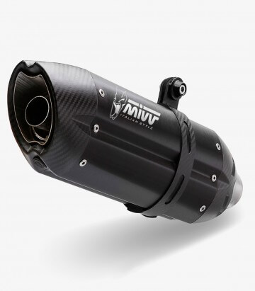 MIVV Suono Auspuff Schwarz für Kawasaki ER-6F/N (12-16) K.029.L9