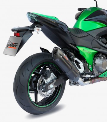 MIVV Suono Auspuff Schwarz für Kawasaki Z800 (13-16) K.032.L9